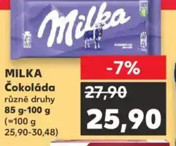 Kaufland MILKA Čokoláda nabídka
