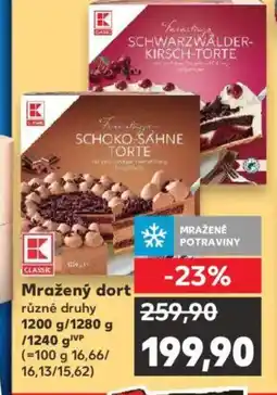 Kaufland Mražený dort nabídka