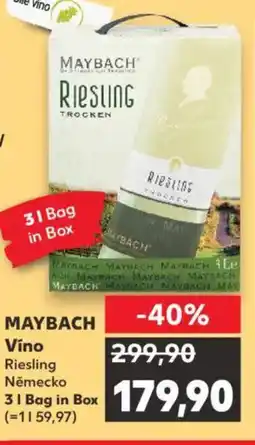 Kaufland MAYBACH Víno nabídka