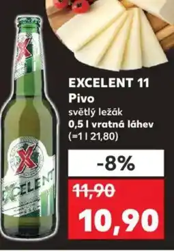 Kaufland EXCELENT 11 Pivo nabídka