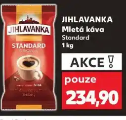Kaufland JIHLAVANKA Mletá káva nabídka