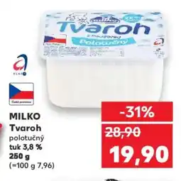 Kaufland MILKO Tvaroh nabídka
