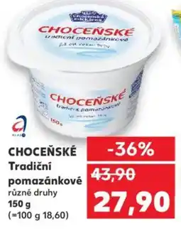 Kaufland CHOCEŇSKÉ Tradiční pomazánkové nabídka