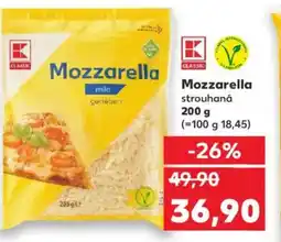 Kaufland Mozzarella nabídka