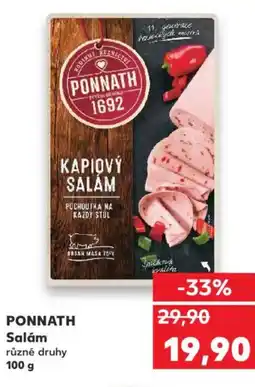 Kaufland PONNATH Salám nabídka