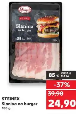 Kaufland STEINEX Slanina na burger nabídka