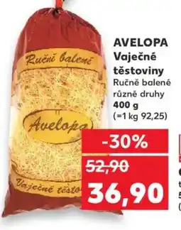 Kaufland AVELOPA Vaječné těstoviny nabídka