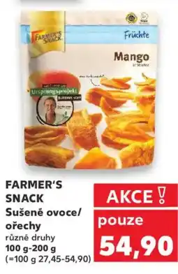 Kaufland FARMER'S SNACK Sušené ovoce/ ořechy nabídka