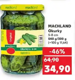 Kaufland MACHLAND Okurky nabídka