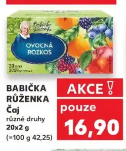 Kaufland Babička Růženka čaj nabídka