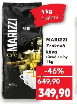 Kaufland MARIZZI Zrnková kava nabídka