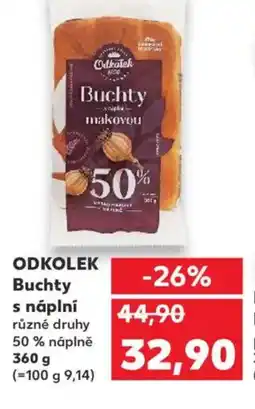 Kaufland ODKOLEK Buchty s náplní nabídka