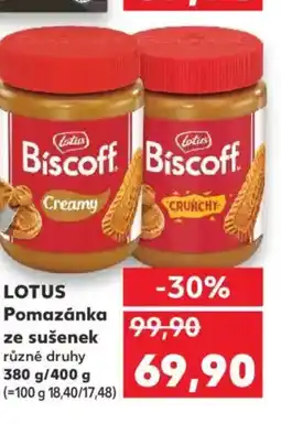 Kaufland LOTUS Pomazánka ze sušenek nabídka