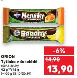 Kaufland ORION Tyčinka v čokoládě nabídka