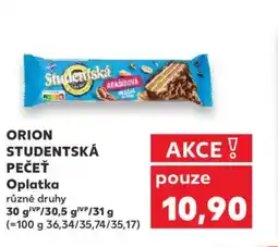 Kaufland ORION Studentská pečeť Oplatka nabídka
