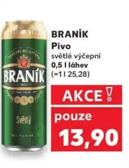 Kaufland BRANIK Pivo nabídka