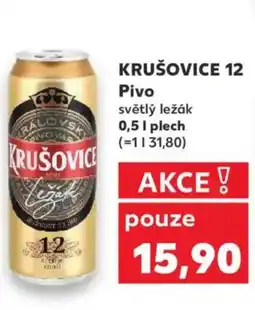 Kaufland KRUŠOVICE 12 Pivo nabídka