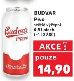 Kaufland BUDVAR Pivo nabídka