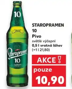 Kaufland STAROPRAMEN 10 Pivo nabídka