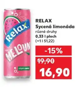 Kaufland RELAX Sycená limonáda nabídka