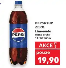 Kaufland PEPSI/7UP Zero Limonáda nabídka