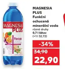 Kaufland MAGNESIA Plus Funkční ochucená minerální voda nabídka