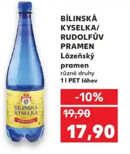 Kaufland BÍLINSKÁ KYSELKA/ RUDOLFŮV PRAMEN Lázeňský nabídka