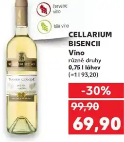 Kaufland CELLARIUM BISENCII Vino nabídka