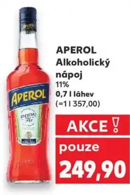Kaufland APEROL Alkoholický парој 11% nabídka