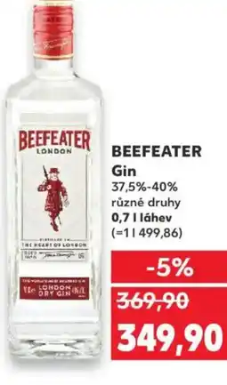 Kaufland BEEFEATER Gin nabídka