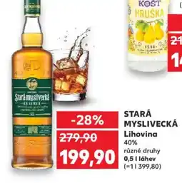 Kaufland STARÁ MYSLIVECKÁ Lihovina 40% nabídka
