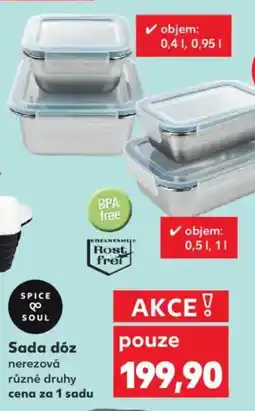 Kaufland Sada dóz nabídka