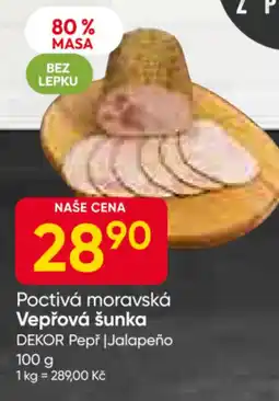 Hruška Poctivá moravská Vepřová šunka nabídka