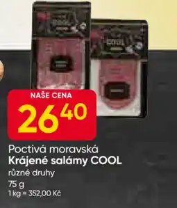 Hruška Poctivá moravská Krájené salámy Cool nabídka