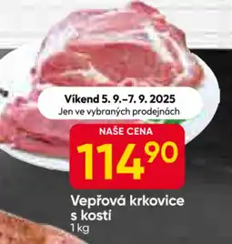 Hruška Vepřová krkovice s kostí nabídka