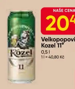 Hruška Velkopopovický Kozel 11° nabídka