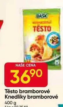 Hruška BASK Těsto bramborové Knedlíky bramborové 400 g nabídka