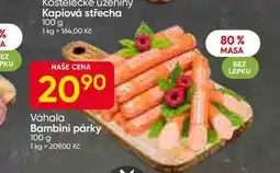Hruška Váhala Bambini párky 100 g nabídka