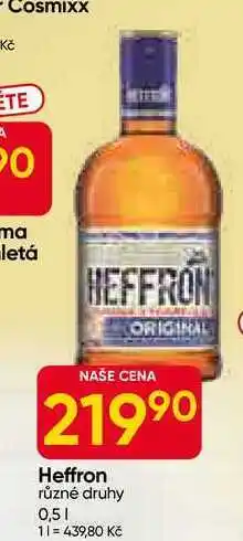 Hruška Heffron různé druhy 0,5l nabídka