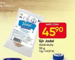 Hruška Sýr Jadel různé druhy 110 g nabídka