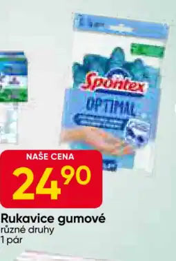 Hruška Rukavice gumové nabídka