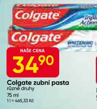 Hruška Colgate zubní pasta nabídka