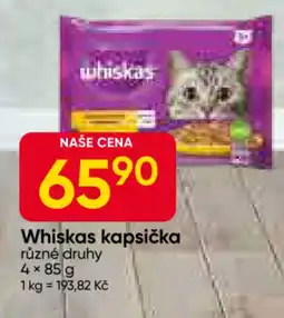 Hruška Whiskas kapsička nabídka