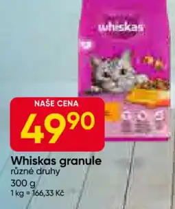 Hruška Whiskas granule nabídka