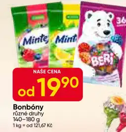 Hruška Bonbóny nabídka