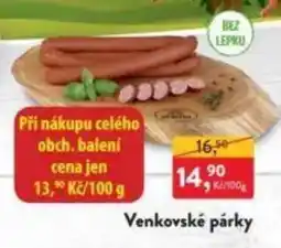 MP Krásno Venkovské párky nabídka