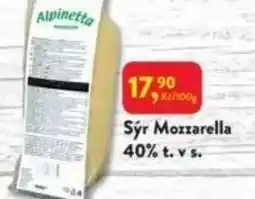 MP Krásno Sýr Mozzarella 40% t. vs. nabídka