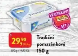 MP Krásno Tradiční pomazánkové nabídka