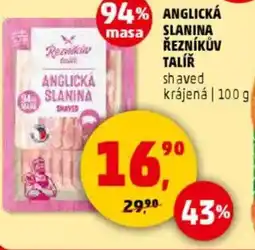 Penny Market Anglicka slanina Řezníkův talíř nabídka