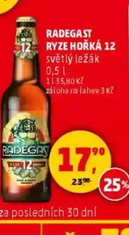 Penny Market Radegast Ryze hořká 12 nabídka